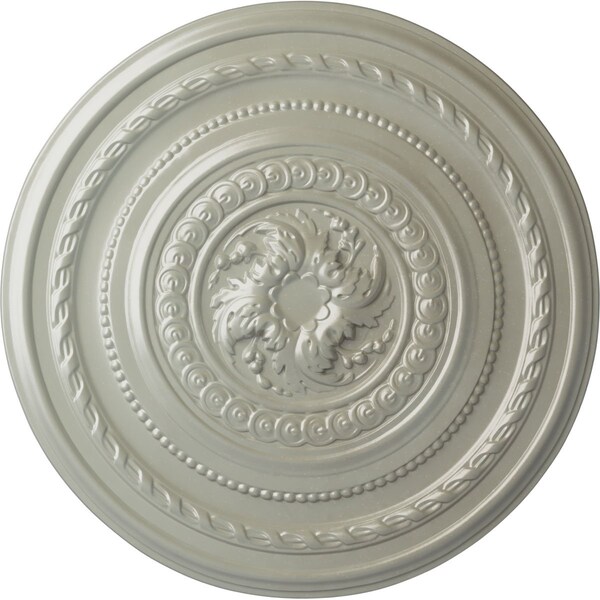 Ekena Millwork Pearl Ceiling Medallion (Fits Canopies up to 1 7/8"), Hand-Painted Flash Copper, 26 1/4"OD x 1 1/2"P CM26PEFCS - main